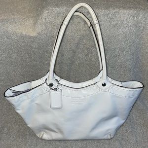Coach Patent Leather Tote Bag